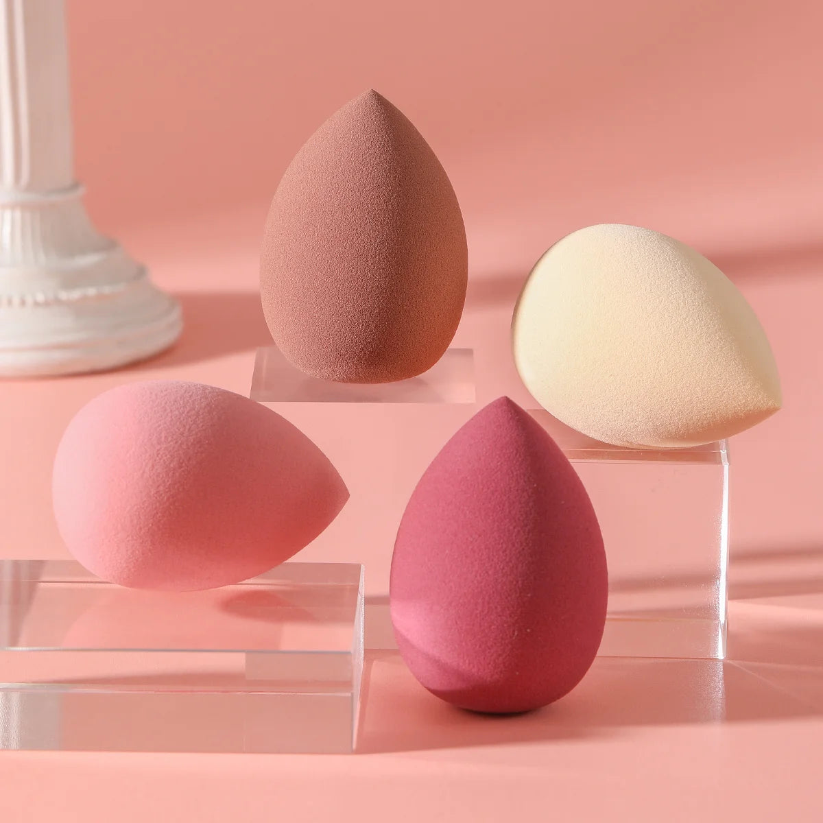 Lot de 4 éponges de maquillages